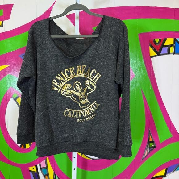 Over The Limit, Venice Beach Graphic Sweatshirt. Size Large. Excellent cond! - Picture 1 of 6